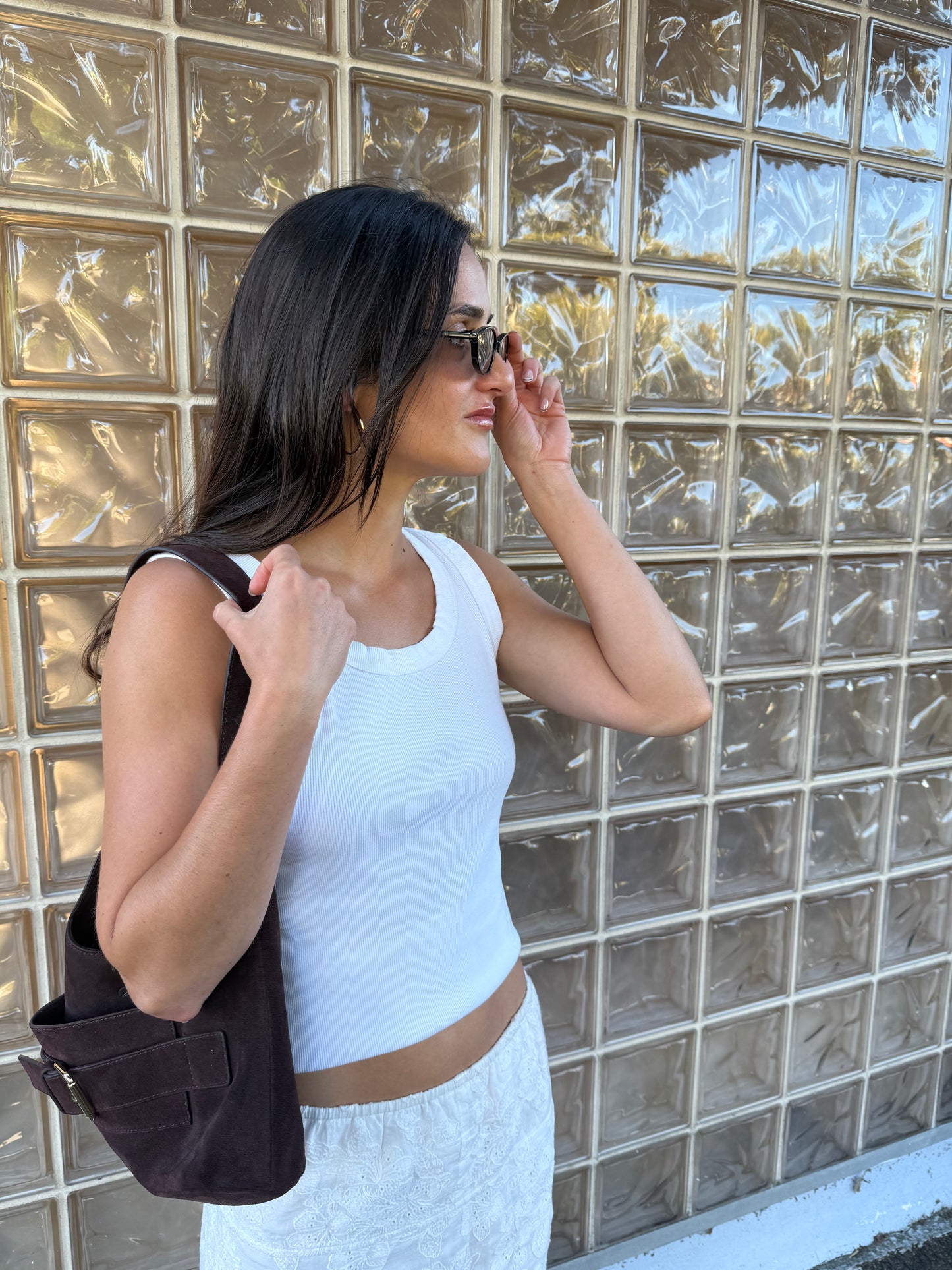 Suede Classic With Love Bag