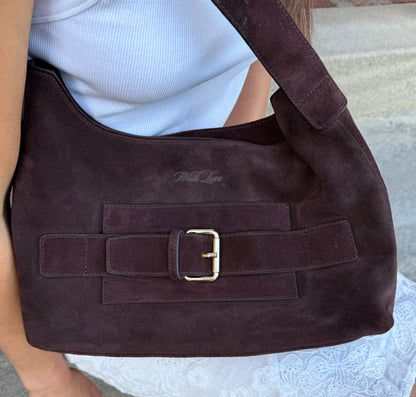 Suede Classic With Love Bag
